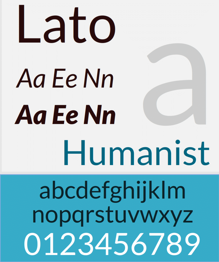 lato font