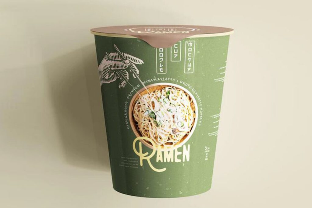 food cup noodle packaging design malaysia