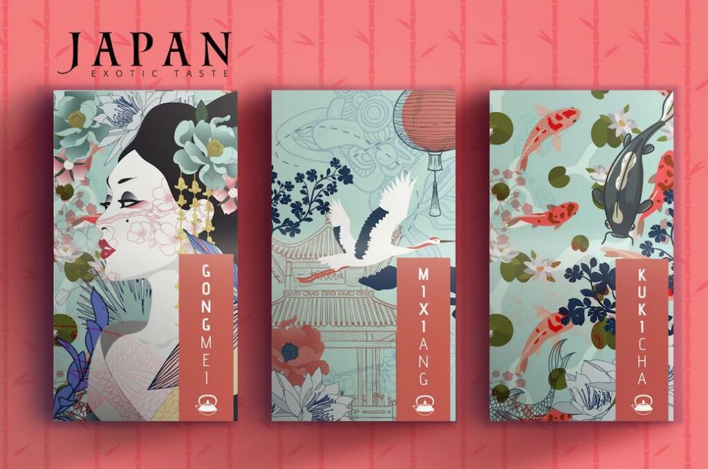 tea packaging design by malaysia graphic designer